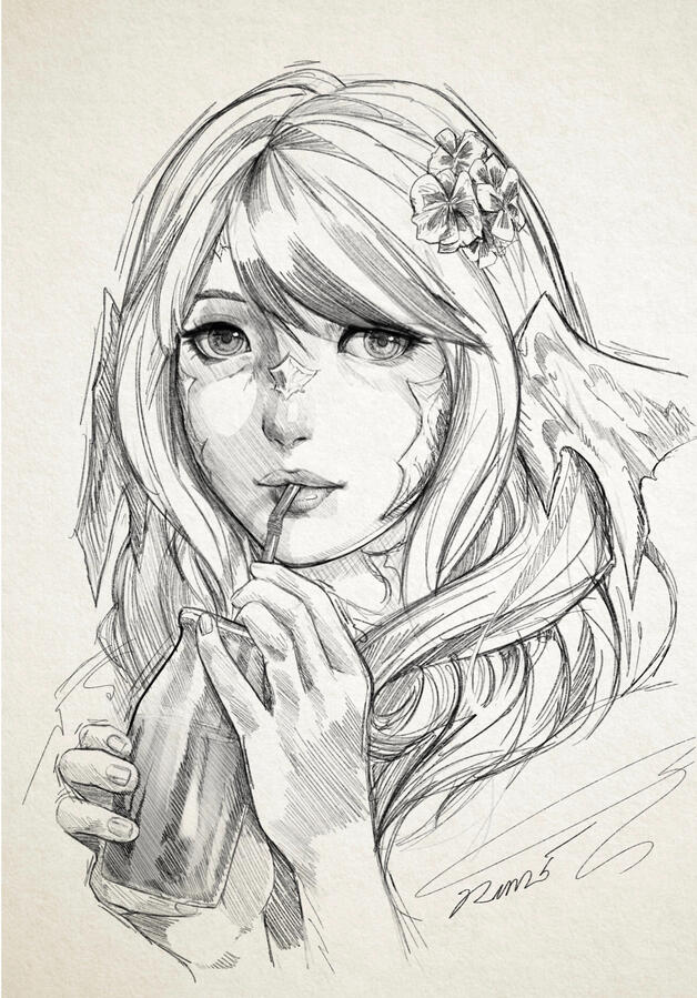 Sayo (Pencil Portrait)